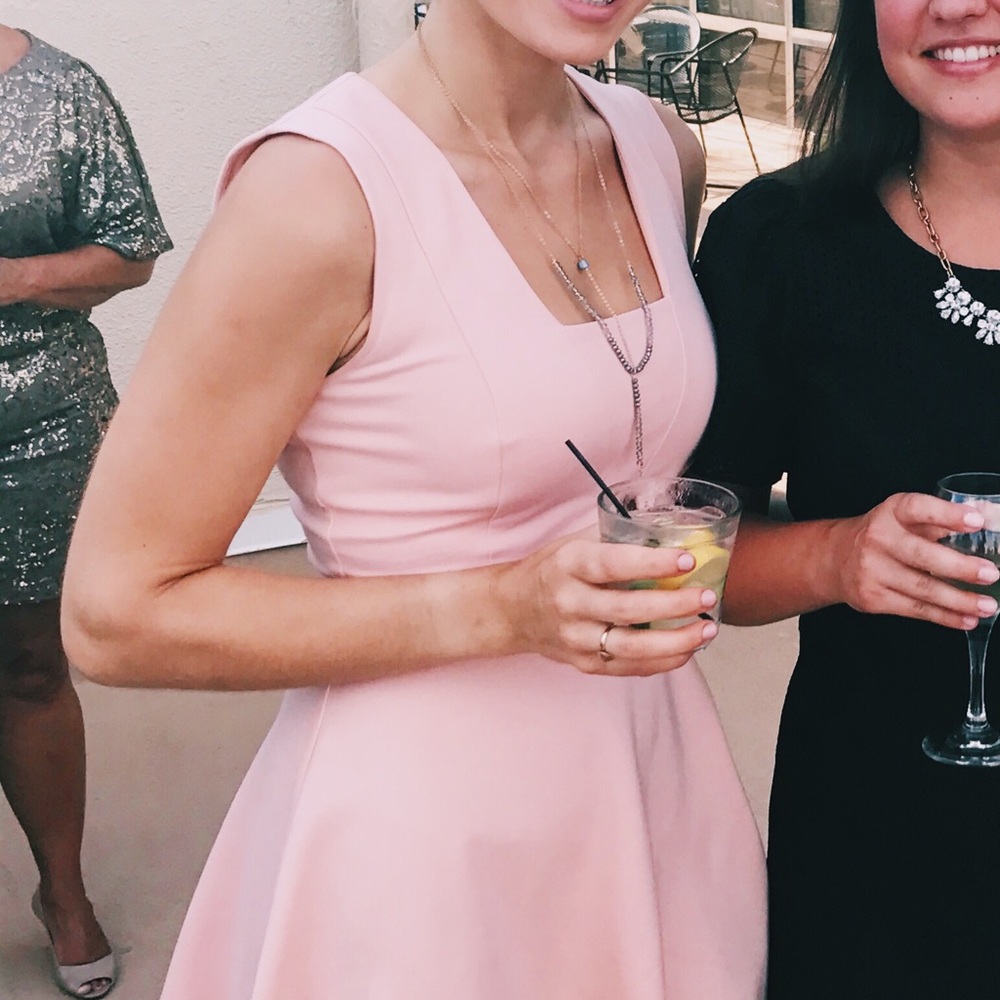 Black Swan Light Pink Cocktail Dress